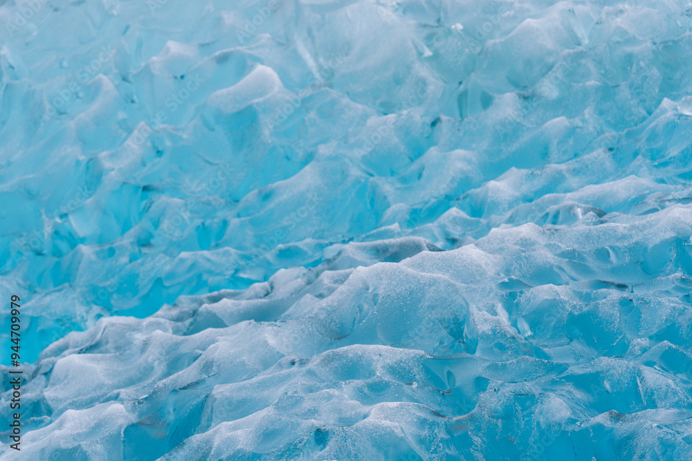 Obraz premium Detail of iceberg in glacial bay at Tracy Arm Fjord in Alaska