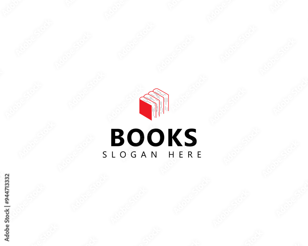 My books logo concept. online book store icon - vector illustration My books logo concept. online book store icon - vector illustration
