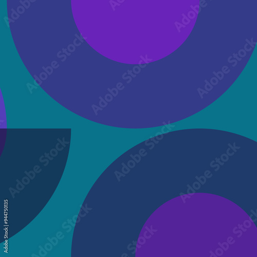Wallpaper Mural Colorful Circular Rhythm Sine Wave Circles Semicircles Geometry Shape Geometric Multicolor Repeating Pattern  512 Torontodigital.ca