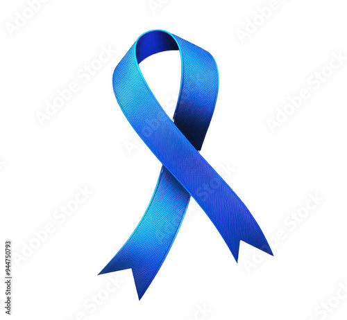 Blue Awareness Ribbon Symbol of Hope