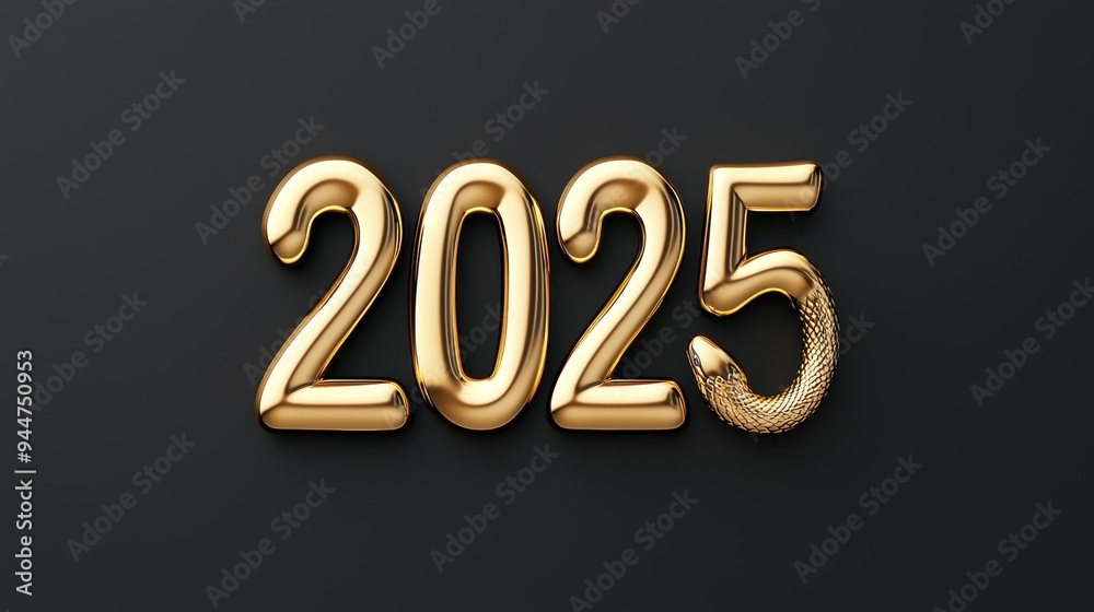 Numbers 2025 symbol of the year. Background with copy space Numbers 2025 symbol of the year. Background with copy space