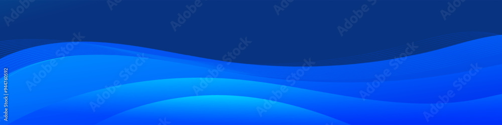 A soft blue gradient wave flows seamlessly, creating an elegant abstract background for versatile use A soft blue gradient wave flows seamlessly, creating an elegant abstract background for versatile use