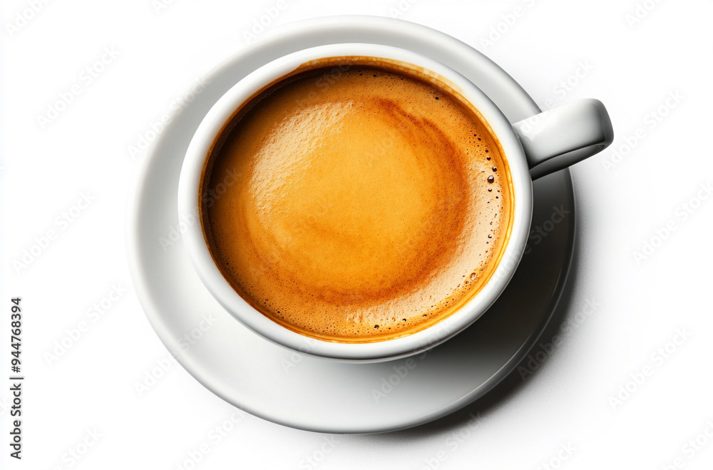 espresso coffee cup isolated on white background espresso coffee cup isolated on white background