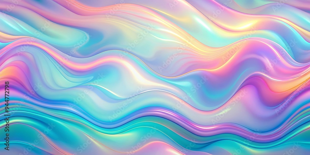 Abstract holographic texture with wavy gradient pastel backgrounds, render, abstract, holographic, texture, gradient, pastel Abstract holographic texture with wavy gradient pastel backgrounds, render, abstract, holographic, texture, gradient, pastel