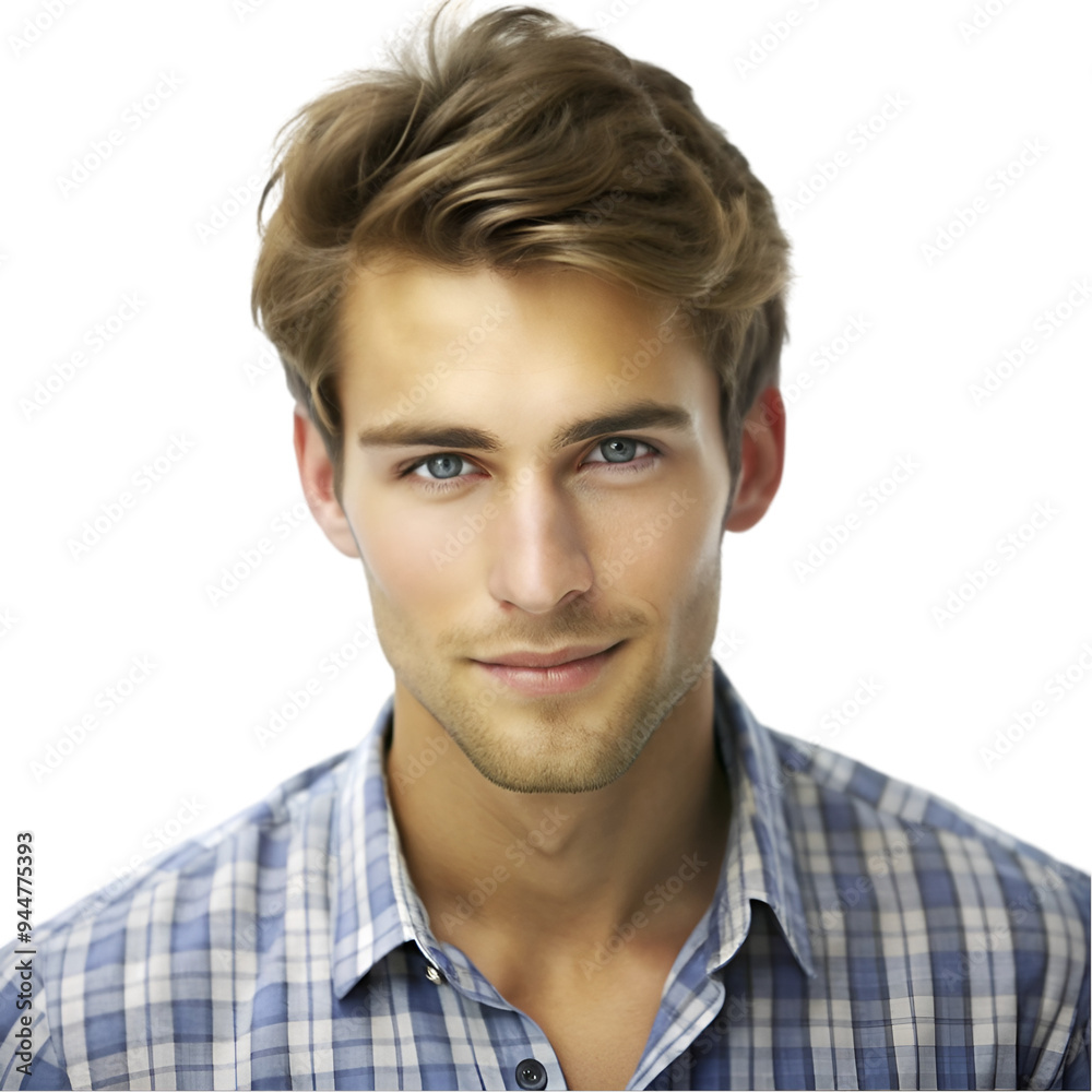 Obraz premium A man in a shirt smiling