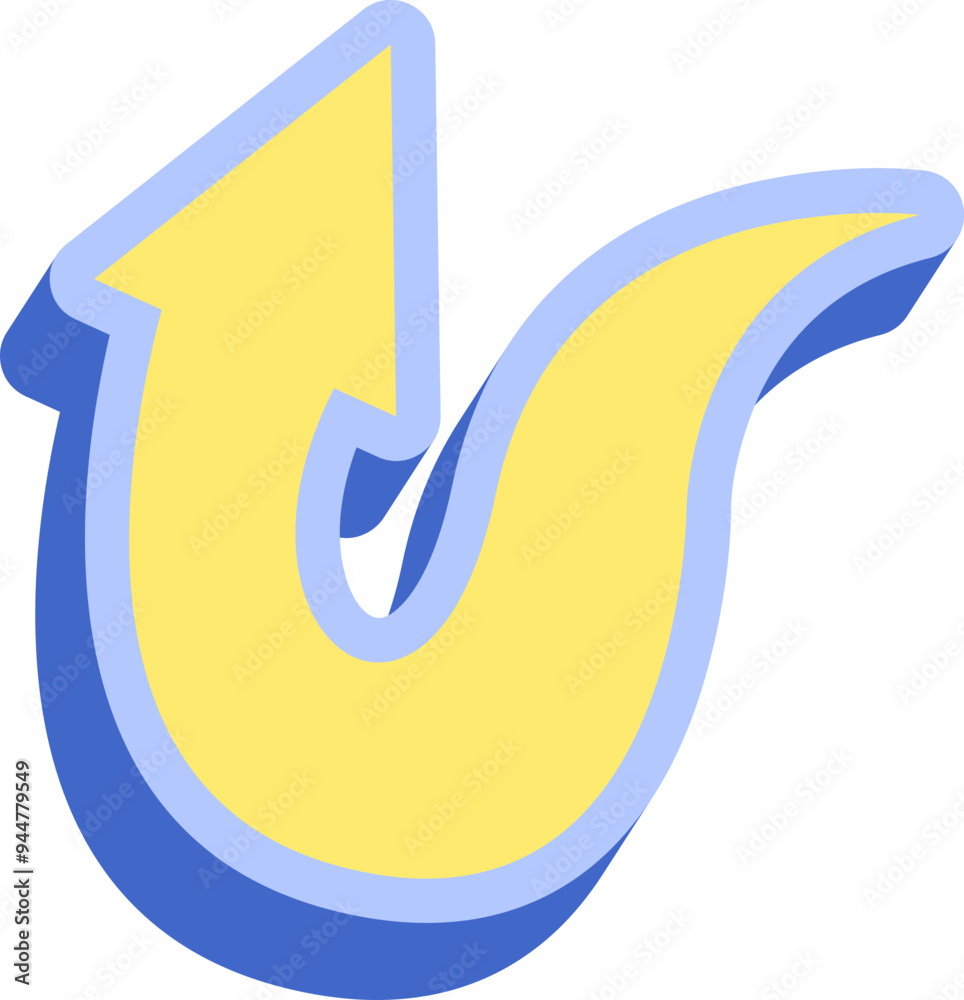 Cute Doodle Arrow Sticker Cute Doodle Arrow Sticker