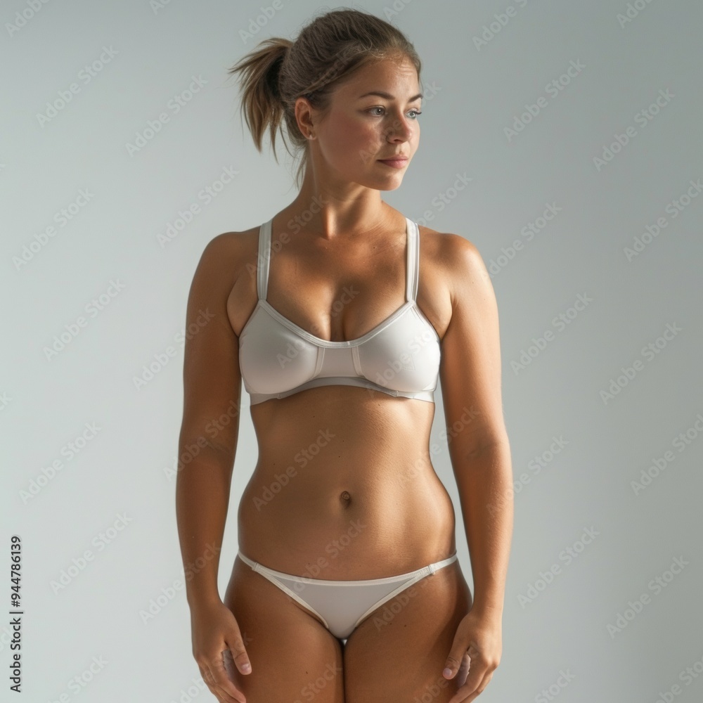 40-years-old woman , beautiful full body, before body shaping, with few kilograms, weight loss 40-years-old woman , beautiful full body, before body shaping, with few kilograms, weight loss