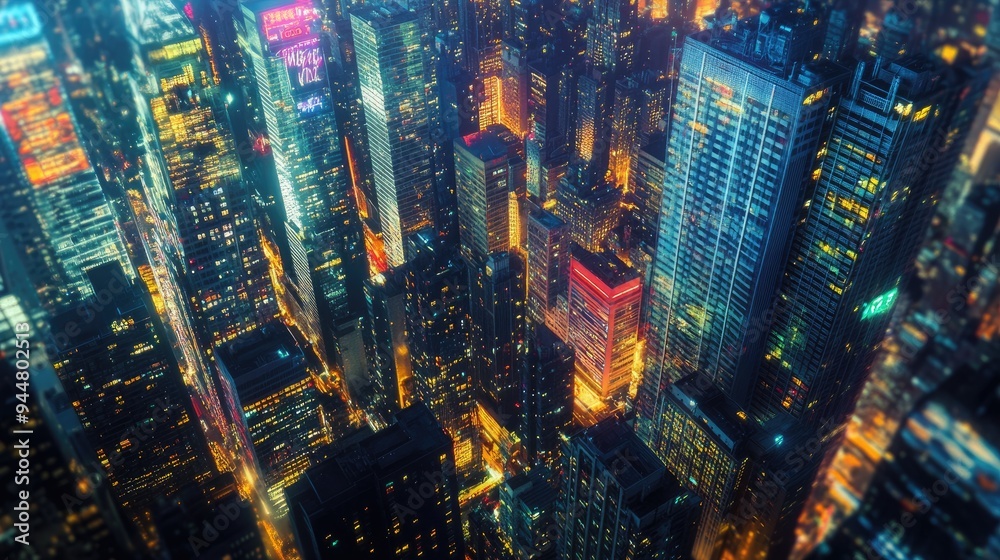 Time-lapse of a cityscape from day to night, highlighting the vibrant evolution of urban life Time-lapse of a cityscape from day to night, highlighting the vibrant evolution of urban life