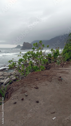 papuma beach indonesia photo