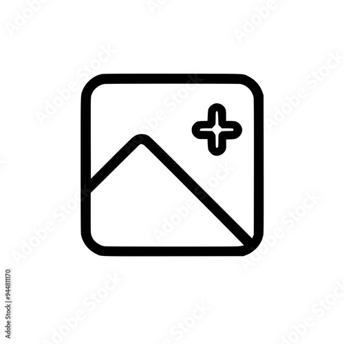Edit icon photo vector