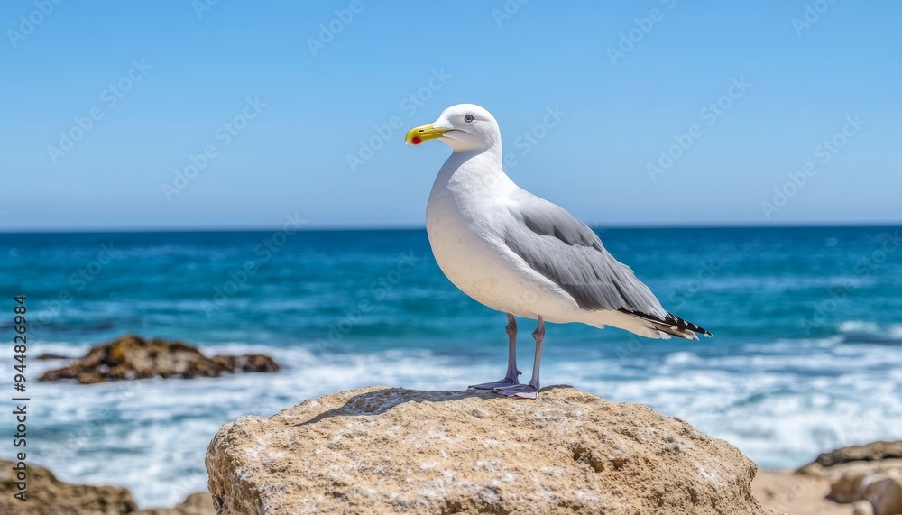 Soaring Seagull: Symbol of Freedom and Harmony in Nature. Minimalist Composition Capturing Peaceful Coexistence of Wildlife and Humanity. Elegant Design Template with Copy Space for Travel Marketing, Soaring Seagull: Symbol of Freedom and Harmony in Nature. Minimalist Composition Capturing Peaceful Coexistence of Wildlife and Humanity. Elegant Design Template with Copy Space for Travel Marketing,