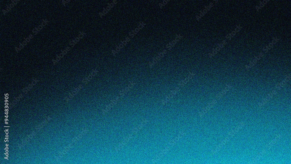 Cyan grainy gradient background dark noise texture poster backdrop banner design, copy space Cyan grainy gradient background dark noise texture poster backdrop banner design, copy space