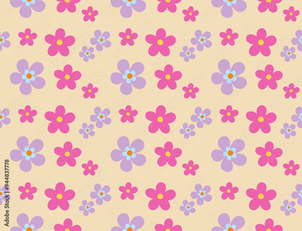 A charming seamless pattern featuring classic floral elements Perfect for holiday-themed designs, wrapping paper, textiles, and festive decorations. The pattern captures the joyful spirit of floral, w A charming seamless pattern featuring classic floral elements Perfect for holiday-themed designs, wrapping paper, textiles, and festive decorations. The pattern captures the joyful spirit of floral, w