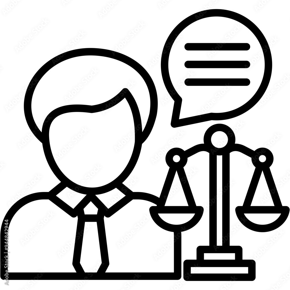 Legal Advisor Icon Legal Advisor Icon