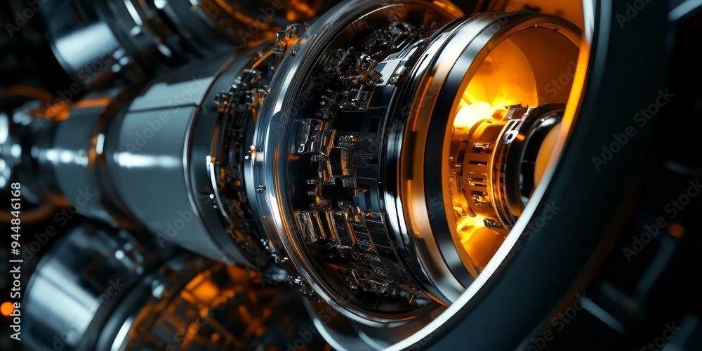a spacecraft?s propulsion system, with thrusters ready for ignition and detailed engineering visible a spacecraft?s propulsion system, with thrusters ready for ignition and detailed engineering visible