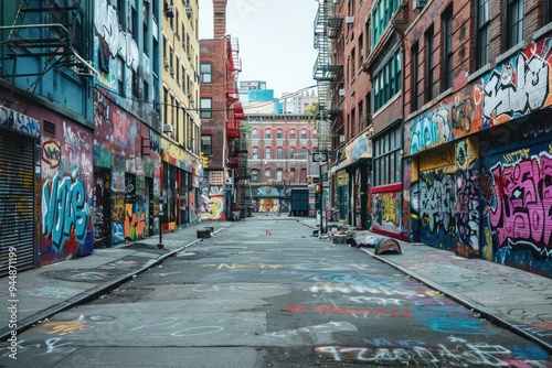 Graffiti Alley in New York