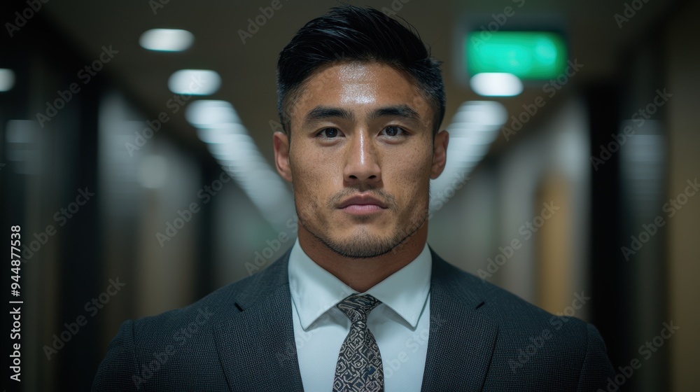 Confident asian businessman in suit Confident asian businessman in suit
