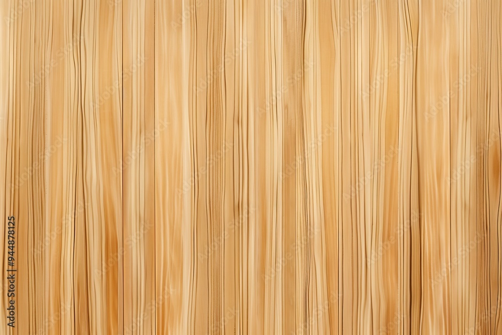 Naklejka premium Warm, Light Wood Grain Background Texture
