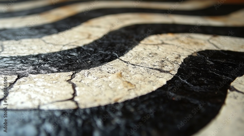 Abstract Black and White Pattern with Crackle Texture Abstract Black and White Pattern with Crackle Texture