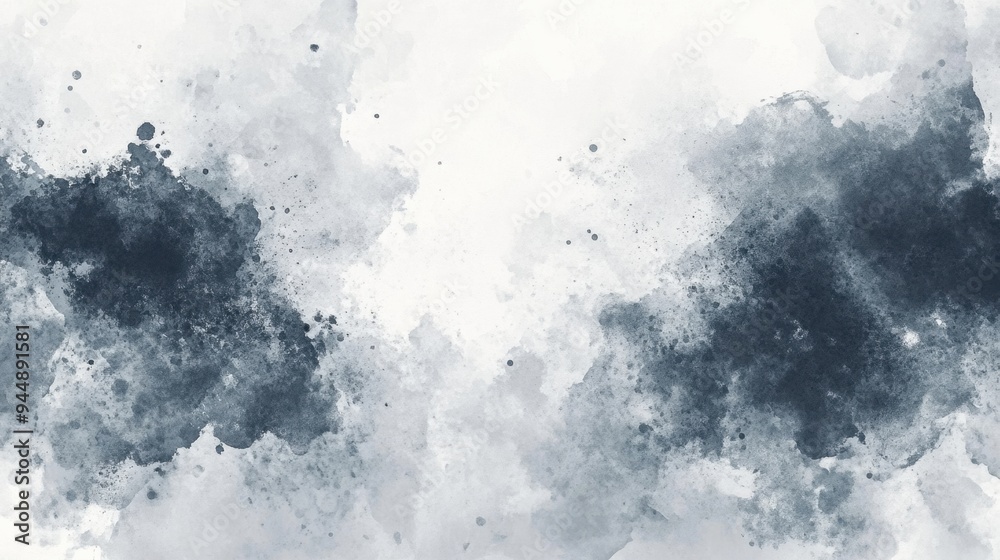 Abstract soft gray watercolor splashes creating a soothing minimalist background with gentle gradient transitions. Abstract soft gray watercolor splashes creating a soothing minimalist background with gentle gradient transitions.