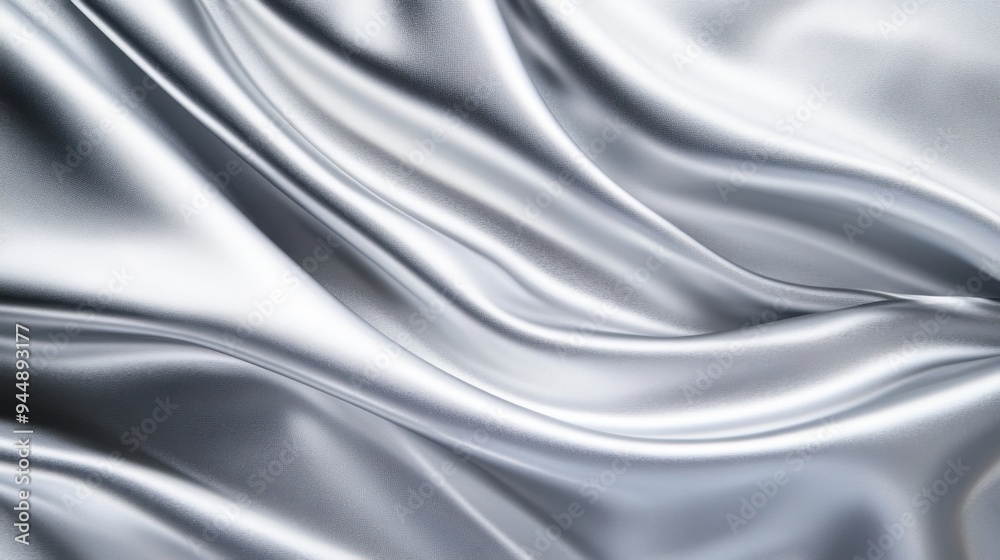 Obraz premium A silver background with subtle gradients and textures, ideal for elegant and minimalist design concepts in web and print.