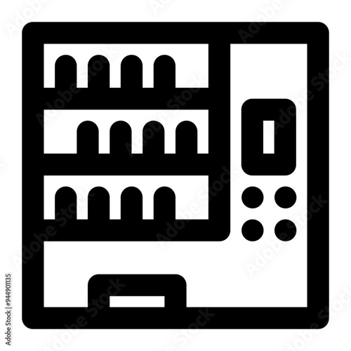 vending machine, vending stations, vending, retail, drink machine outline icon