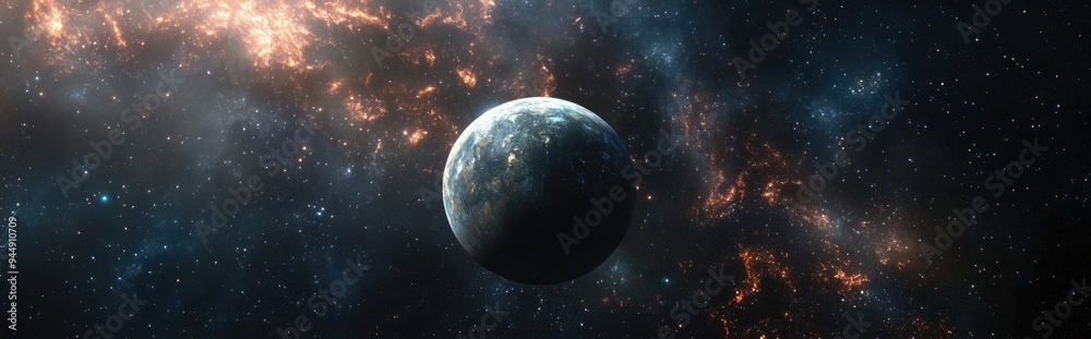 Planet in deep space a 3D cartoon rendering of an exoplanet seen through the eyes of an artist featuring a stunning wallpaper and space background 3D render Planet in deep space a 3D cartoon rendering of an exoplanet seen through the eyes of an artist featuring a stunning wallpaper and space background 3D render