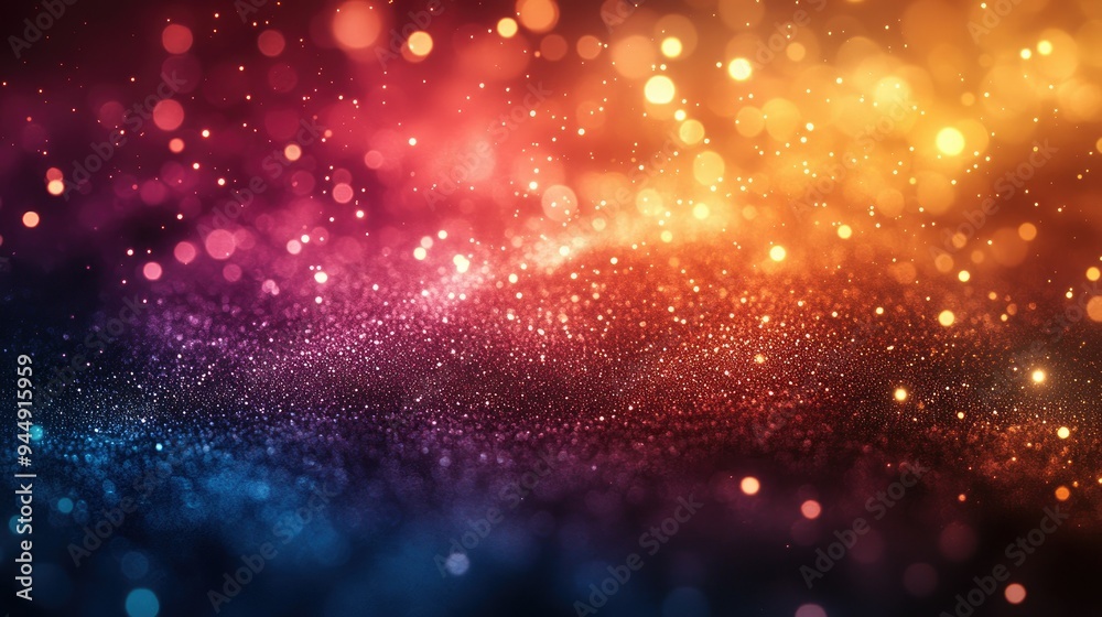 Abstract sparkling background with rainbow colors