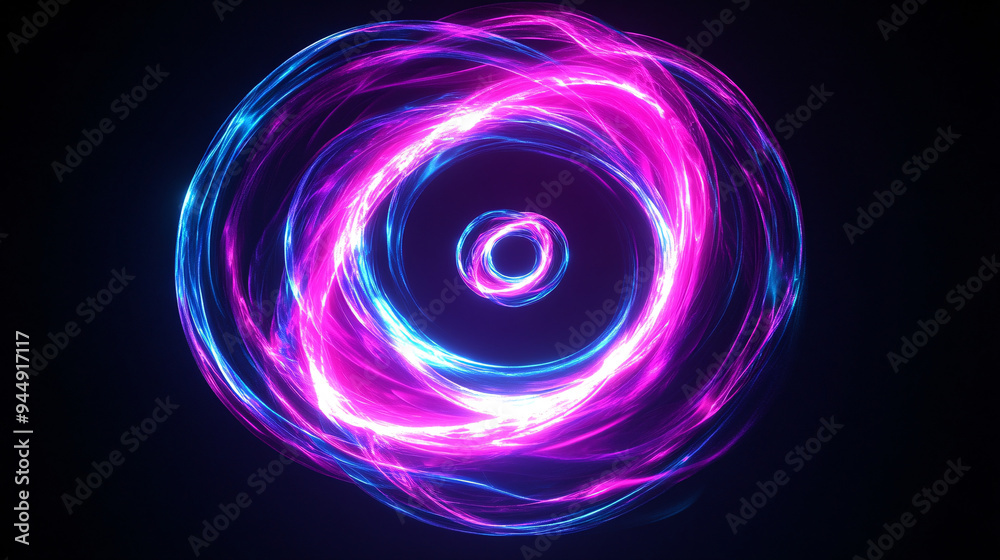 Abstract Neon Light Vortex Abstract Neon Light Vortex