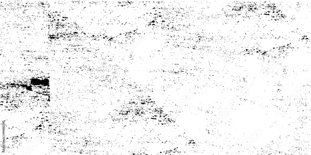Obraz premium Background of cracks, scuffs, chips, stains, ink spots, lines. Dark design, Grunge black and white pattern.