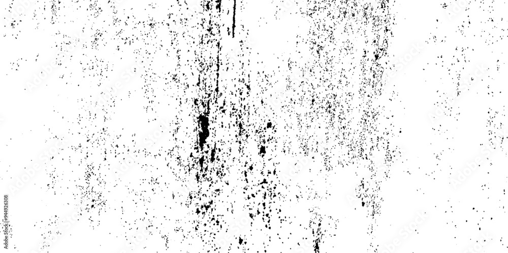 Obraz premium Background of cracks, scuffs, chips, stains, ink spots, lines. Dark design, Monochrome particles abstract texture.