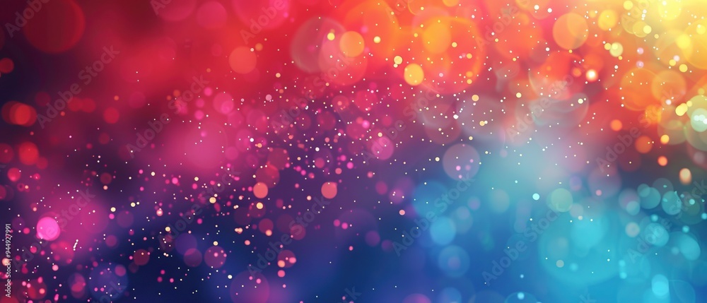 Fototapeta premium Abstract Colorful Bokeh Background