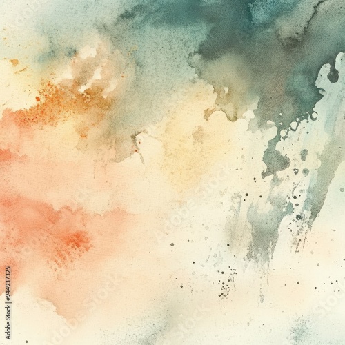 A beautiful blend of soft colors in an abstract watercolor design, perfect for use in art, design, and creative projects.