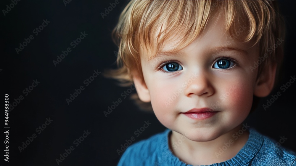 Smiley boy looks towards camera. Smiley boy looks towards camera.