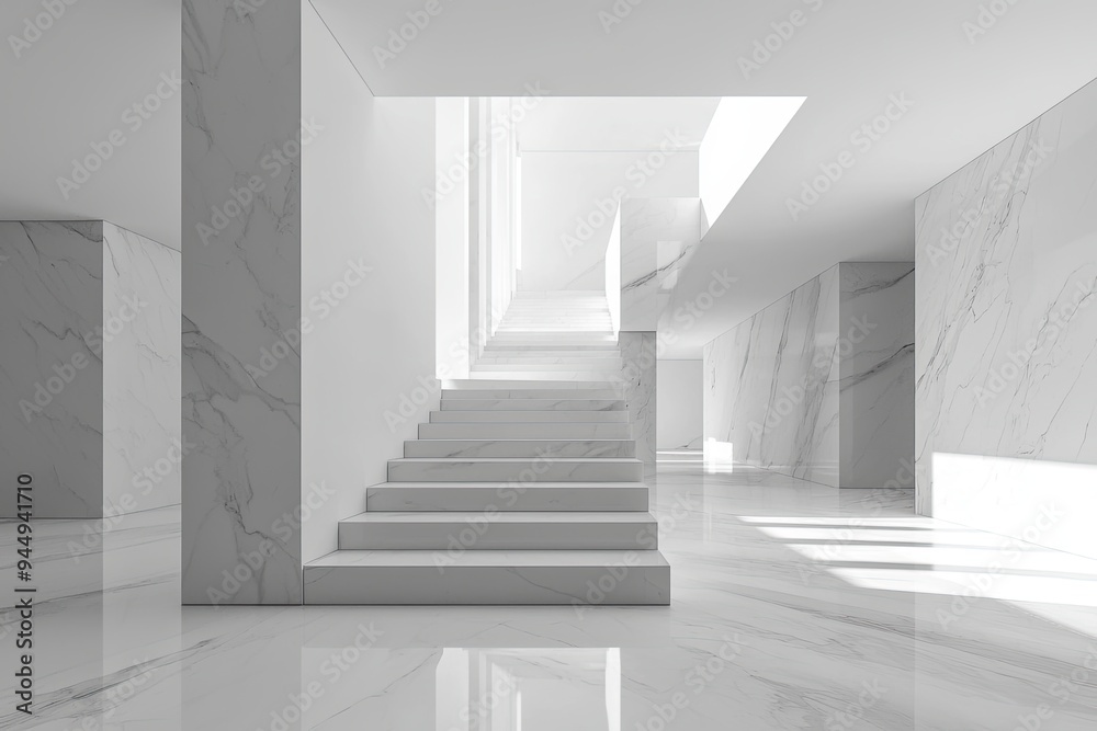 Fototapeta premium staircase in a house