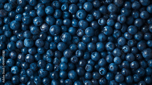 Close Up of Blueberries Texture