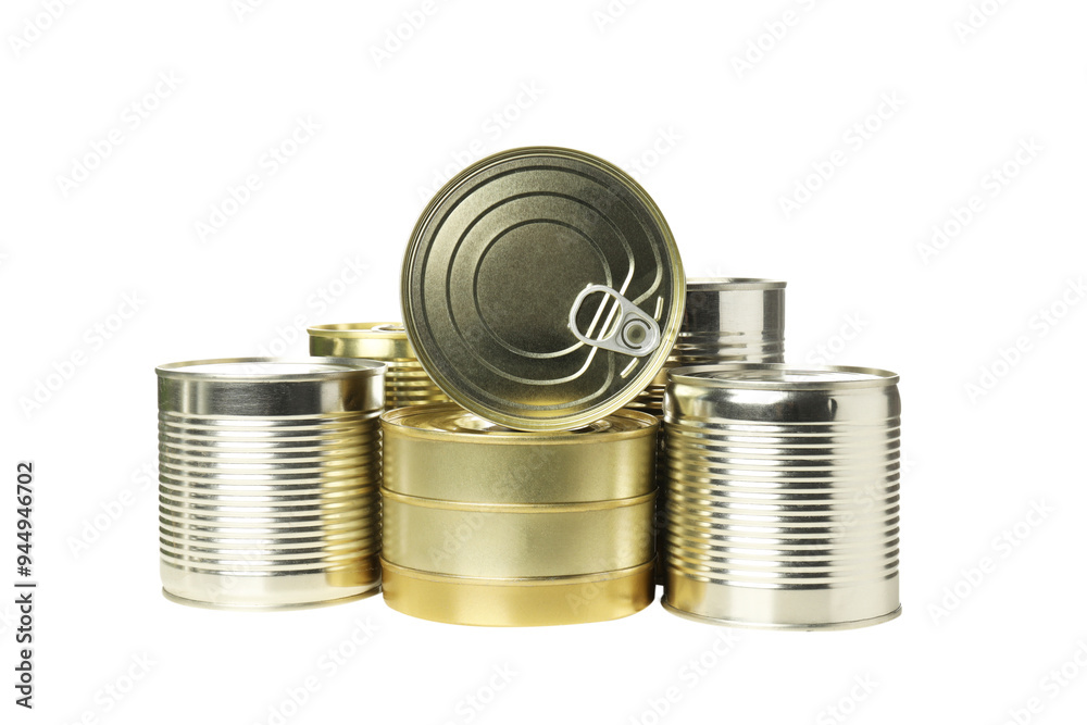 PNG, canned food, isolated on white background.