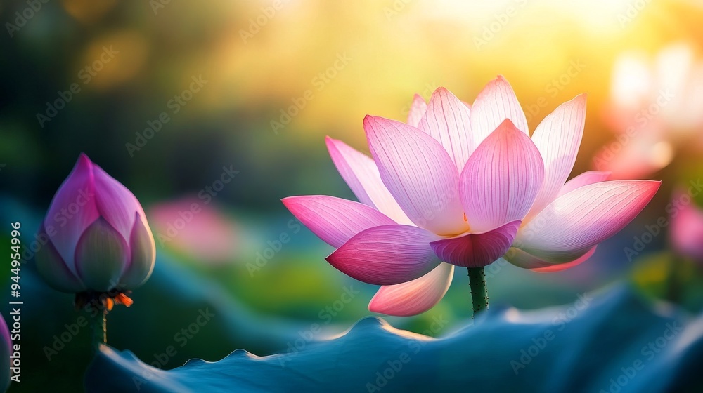 Lotus in bloom. Lotus in bloom.