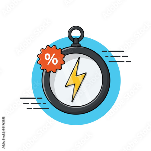 Flash Sale Concept Vector Illustration