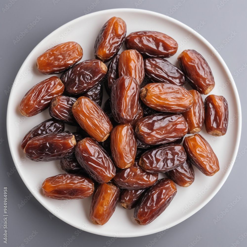 Natural delicious Dates in Clean Background Natural delicious Dates in Clean Background