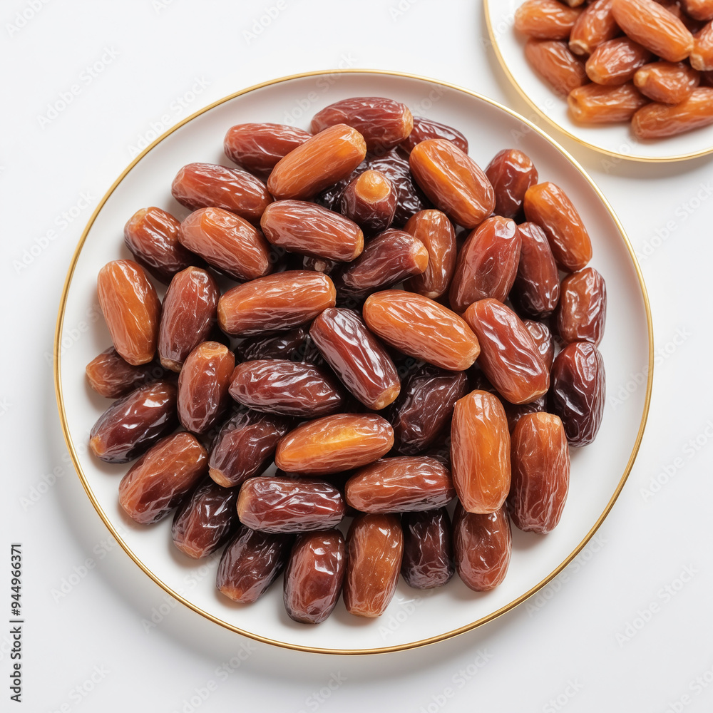 Natural delicious Dates in Clean Background