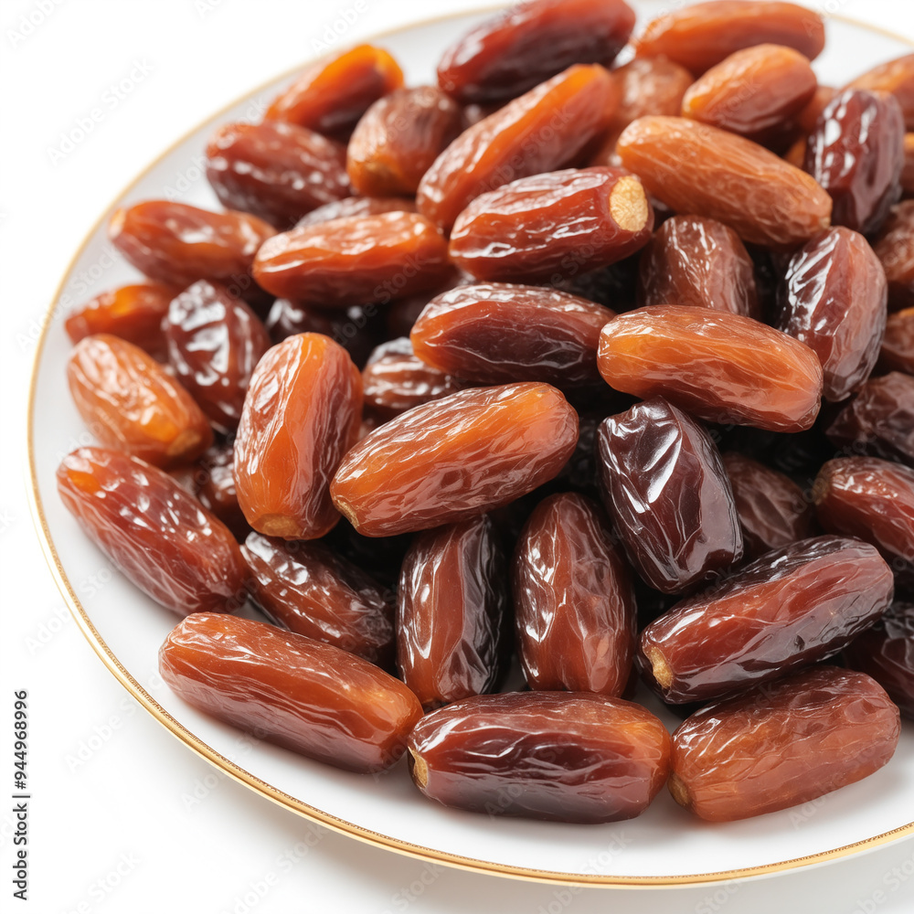 Natural delicious Dates in Clean Background Natural delicious Dates in Clean Background