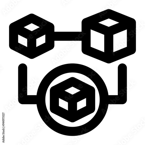 decoupling stock, decoupling inventory, intermediate stock, intermediate inventory, production outline icon