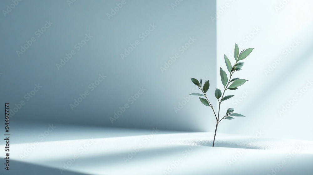 Elegant Plants Showcase on Minimalism White Backdrop: Capturing Vitality and Radiant Beauty, Graphic Resources, Wallpapers, illustration, Elegant Plants Showcase on Minimalism White Backdrop: Capturing Vitality and Radiant Beauty, Graphic Resources, Wallpapers, illustration,