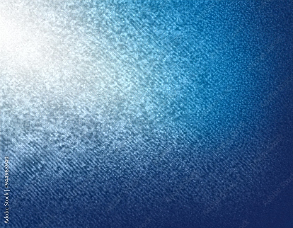 Luminous Contrast: White and Blue Gradient with Grainy Noise and Rough Texture