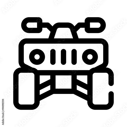 ATV line icon