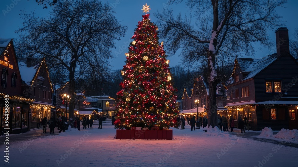 Snowy Christmas Market
Snowy Christmas Market
