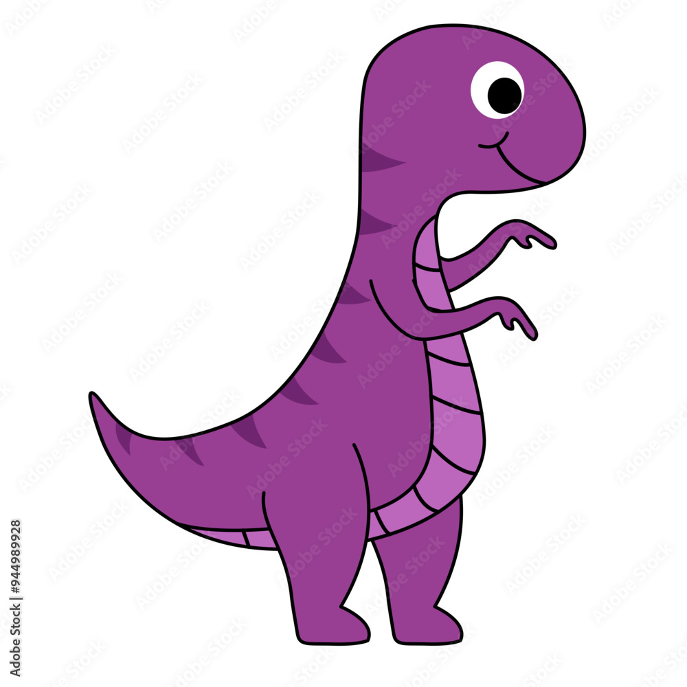 Cute Dinosaur Illustration Cute Dinosaur Illustration