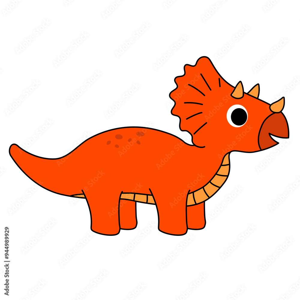 Cute Dinosaur Illustration Cute Dinosaur Illustration