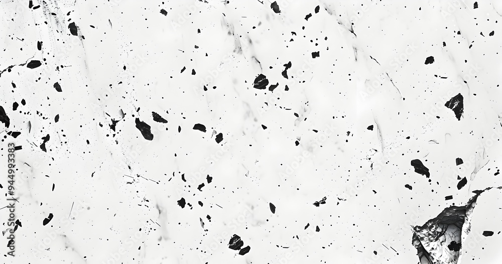 Fototapeta premium Monochrome Splatter Textured Minimal Abstract Background